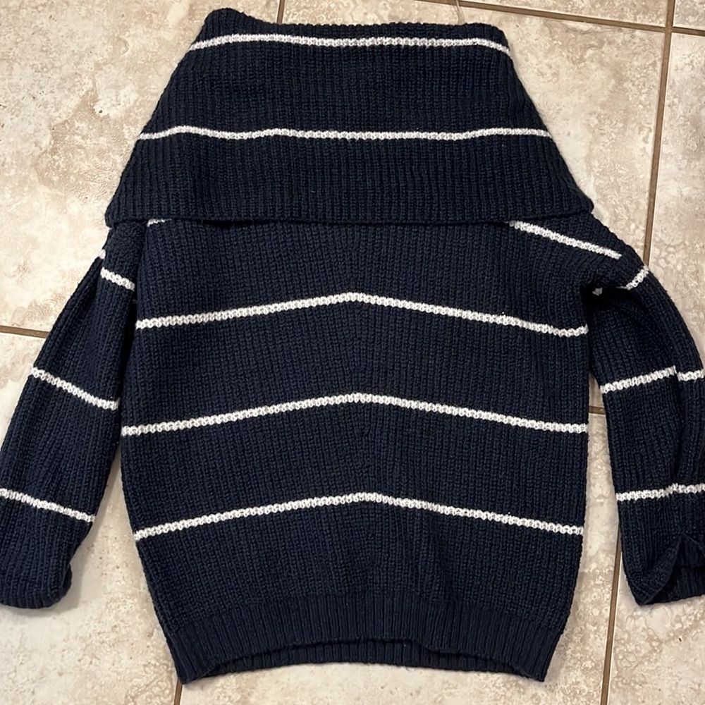 Pinkblush cowl or off shoulder maternity sweater
